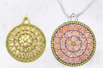 高清圖解 珠寶首飾設(shè)計的精妙加工全過程